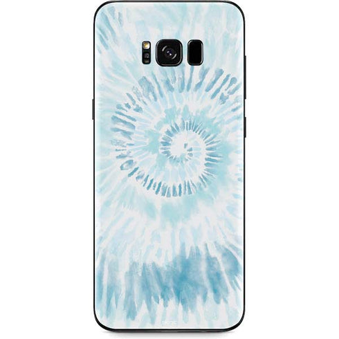 Blue and White Tie Dye Galaxy S8 Plus Skin